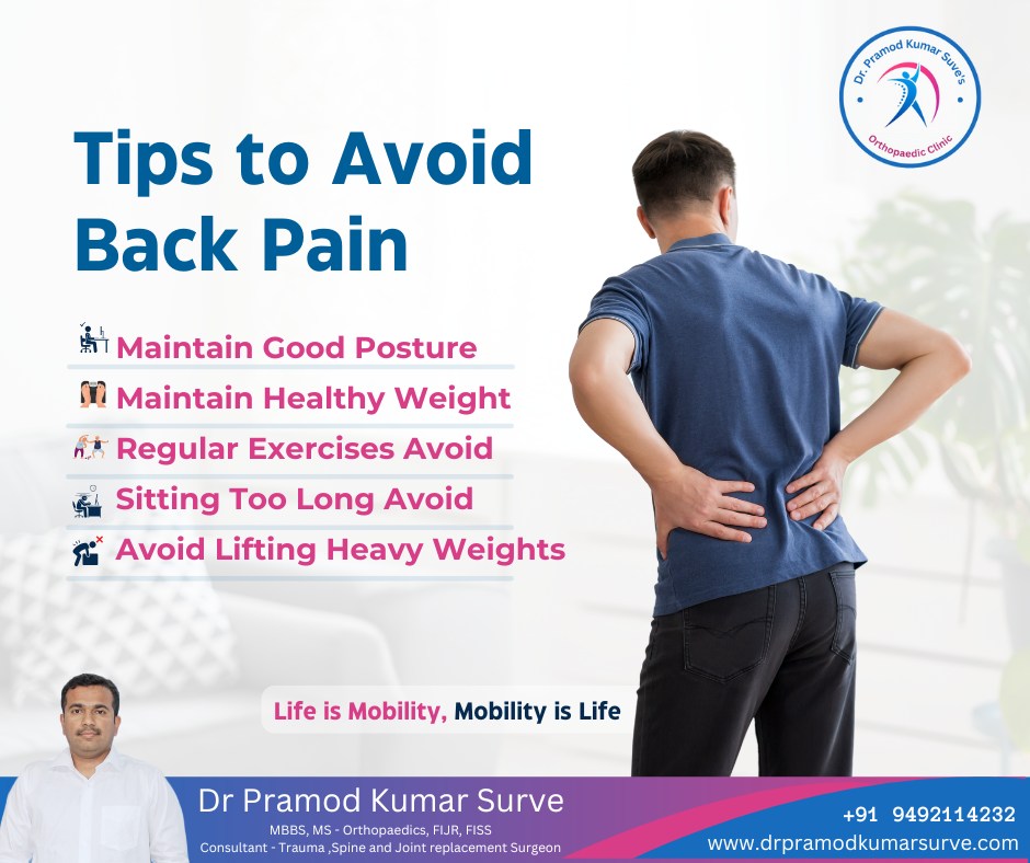 Avoid Back Pain